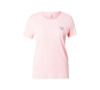 ONLY T-shirt 'ONLKita' rose / argent, Taille S