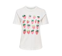 ONLY T-shirt 'ONLKITA' vert / menthe / rose / blanc, Taille S