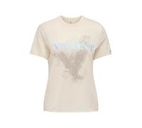 ONLY T-shirt 'ONLLUCY' crème / bleu clair, Taille M