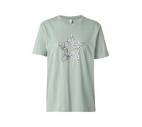 ONLY T-shirt 'ONLMARCY' vert pastel / argent, Taille XS