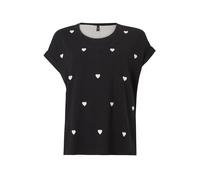 ONLY T-shirt 'ONLMoster' noir / blanc, Taille XS