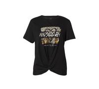 ONLY T-shirt 'ONLNORA' crème / or / noir / blanc, Taille XS