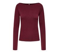 ONLY T-shirt 'ONLSIA' lie de vin, Taille S