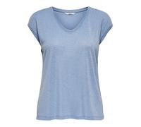 ONLY T-shirt 'Onlsilvery' bleu clair, Taille XS
