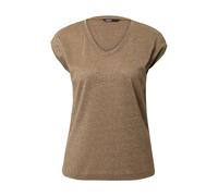 ONLY Onlsilvery S/S Haut col en V JRS Noos T-Shirt, Faucon/Détail : Ton sur Ton Lurex, S Femme