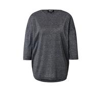ONLY T-shirt 'ONLSILVERY' noir / argent, Taille L