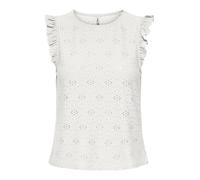 ONLY T-shirt 'ONLSmilla' blanc cassé, Taille XS