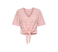 ONLY T-shirt 'ONLSummer' rose / blanc, Taille L