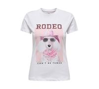ONLY T-shirt 'ONLVIBE' rose / rose clair / rouge ru lanc, Taille L