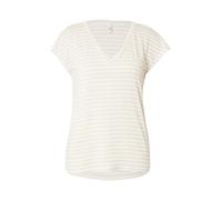 ONLY T-shirt 'ONLVIDA' gris clair / blanc, Taille XS