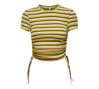 ONLY T-shirt 'Wendy' marron / vert, Taille M