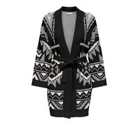Only Tall Cardigan 'ONLFRIDA' gris / taupe / noir, Taille S
