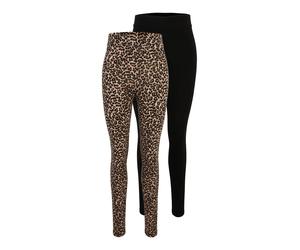 Only Tall Leggings 'ONLLIVE LOVE' sépia / cappuccino / noir, Taille XL