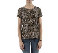 ONLY Female Onlmoster Top T-Shirt, Multicolore (Black AOP : Leo AOP), XS Femmes