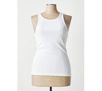 only tee-shirts et débardeurs femme de couleur blanc 40