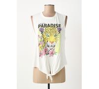 only tee-shirts et débardeurs femme de couleur blanc 40