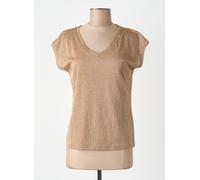 only tee-shirts et débardeurs femme de couleur or 34