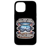 Only The Best Go Ski in Their Seventies Ski Birthday 70 Coque pour iPhone 15