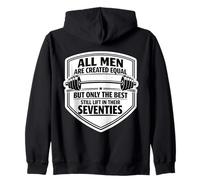 Only The Best Men Lift Weight in Their Seventies Gym Old Sweat à Capuche