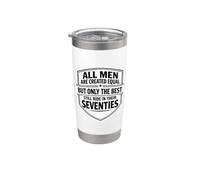 Only The Best Men Ride In Their Seventies Bike Motorcycle 70 Gobelet isotherme en acier inoxydable double paroi