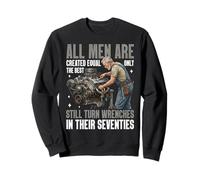 Only The Best Turn Wrenches Mechanic Graphic Sweatshirt