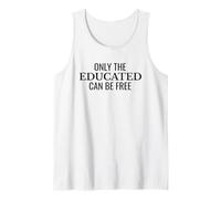 Only The Educated Can Be Free Epictetus Stoicism Citation Débardeur