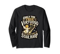 Only The True Virtuoso Joue Star Harp Celestial Music Manche Longue