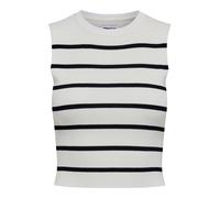 ONLY Tops en tricot 'Majli' noir / blanc, Taille S