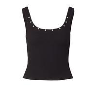ONLY Tops en tricot 'ONLHANNA' noir / argent, Taille XL