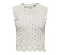 ONLY Tops en tricot 'ONLLuna' blanc naturel, Taille M