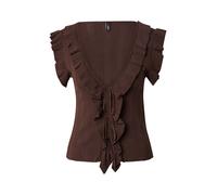 ONLY Tops en tricot 'ONLNelly' chocolat, Taille XL