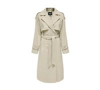 Only - Trench blanc à double boutonnage - Femme - Manteaux - Blanc - Taille: 38 FR