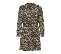 Only Tunique Onlcory L/S à col en V WVN Noos pour Femme, Noir/Motif Floral Sarah, L