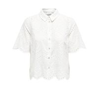 Only - Valais S/S Shirt - Femme - Blouses et Chemises - Blanc - Taille: 42 FR