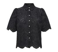 Only - Valais S/S Shirt - Femme - Blouses et Chemises - Noir - Taille: 36 FR