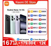 Xiaomi Redmi Note 14 5G 16,9 cm (6.67") Double SIM hybride USB Type-C 8 Go 256 Go 5110 mAh Vert