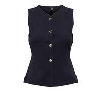 ONLY Vest Onlibi Button SL Gilet CC KNT, Bleu Nuit, XL Femmes