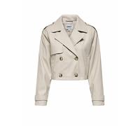 ONLY Veste aspect cuir ONLAMIA beige | S