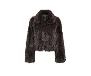 ONLY Veste aspect fourrure ONLMANNY marron | L