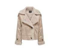 ONLY Veste aspect fourrure ONLYLVA beige | M