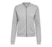 ONLY Onljoyce Ls Bomber Noos Blouson Femme, Gris (Light Grey Melange), 36 (Taille fabricant: Small)