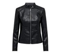 Only Veste en cuir synthétique Jdyemily Otw Noos pour femme - Veste en cuir synthétique - Noir - 32