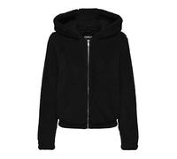 ONLY Veste Femme en Fourrure, Noir, S