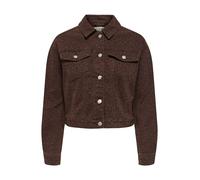 ONLY Veste mi-saison 'Anlie' brun foncé / noir, Taille S