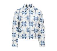 ONLY Veste mi-saison 'ONLBiana' bleu clair / bleu foncé / blanc, Taille XL