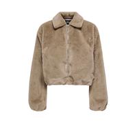 ONLY Onldana Life Veste en fausse fourrure Cc OTW pour femme, Gris clair, M