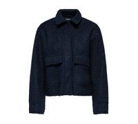 Blouson femmes Only ONLSANNE BOUCLE SHORT Marine EU L