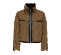 ONLY Veste mi-saison 'PATTI' marron / noir, Taille S