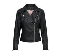 Only - Veste Moto Manches Longues - Femme - Vestes - Noir - Taille: 40 FR