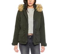 ONLY Veste parka pour femme avec capuche en fourrure onlStarlight Jacket - Couleur : kaki - Taille : XS